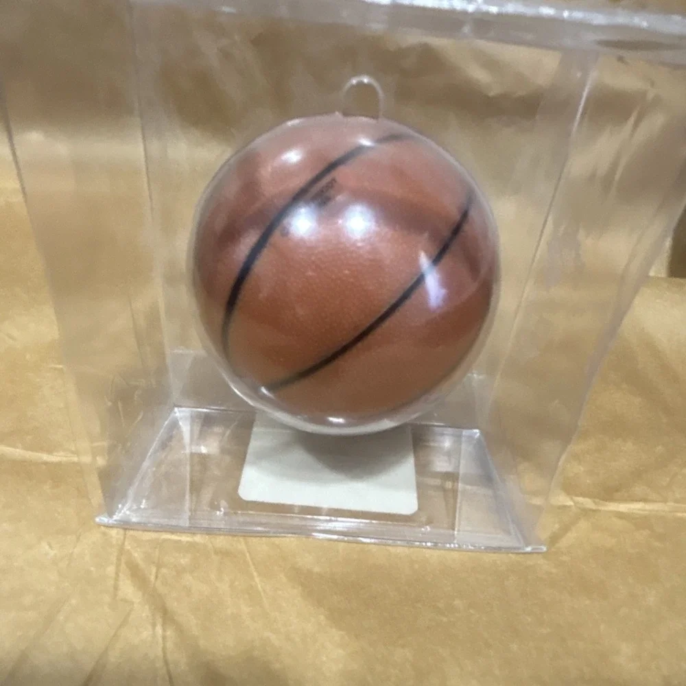 Texas Tech Red Raiders Basketball Ornament Display Box w/ Hologram COA